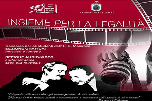 Girifalco. “Insieme per la legalità”, il concorso indetto dal Comune per gli studenti dell’IIS Majorana "Premi da 200, 300, 500, €"