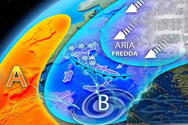 Meteo: Weekend, Freddo dalla Russia e Neve minacciano l’Italia