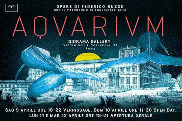 Diorama Gallery presenta "AQVARIVM", opere di Federico Russo |  Vernissage sabato 9 aprile