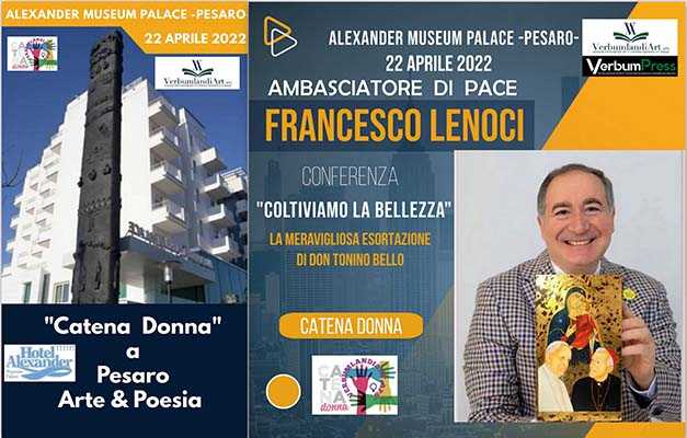 Progetto Catena Donna Pesaro Arte Cultura. 22 e 29 Aprile 2022