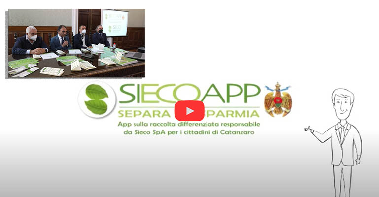 Catanzaro. Comune e Sieco presentano l’app sulla corretta raccolta differenziata. Video