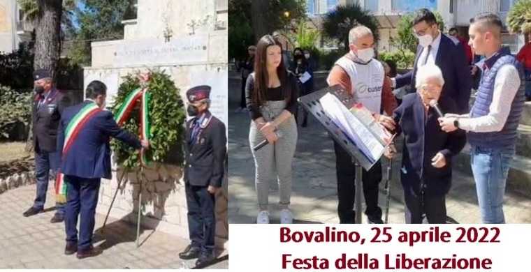 Bovalino: celebrata in presenza la Festa per il 25 aprile