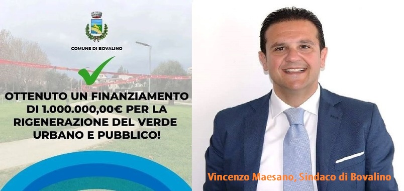 Bovalino-Rigenerazione urbana: in arrivo un finanziamento da 1 milione di euro!