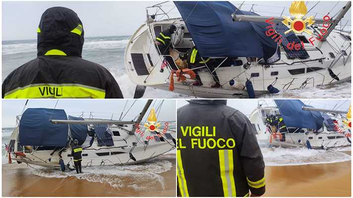 Sbarcati 60 migranti tra cui donne e bambini sulle spiagge di Capo Colonna intervento dei Vvf. Video