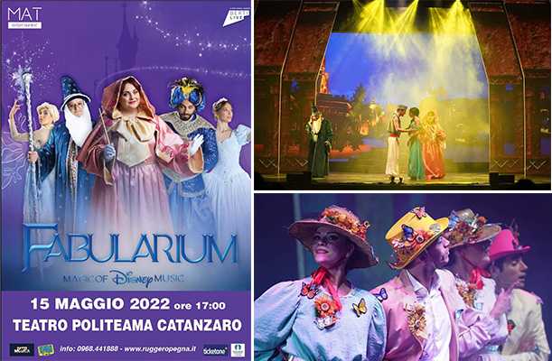 “Fabularium, Magic Of Disney Music”, in scena domenica alle ore 17 al Teatro Politeama di Catanzaro.