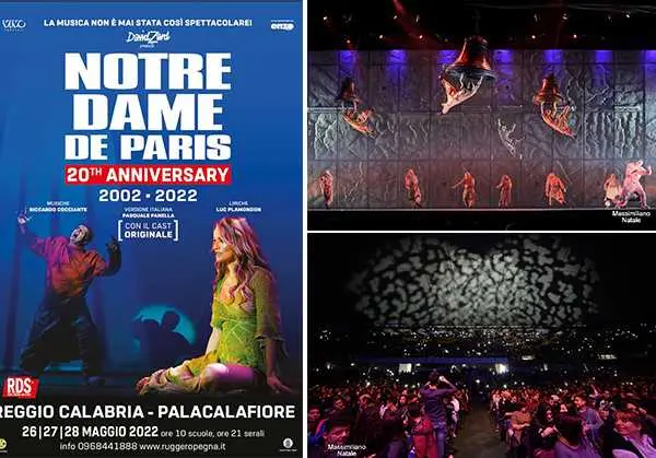 In arrivo oltre 7000 studenti per i matinée di Notre Dame De Paris, poi in visita al MArRC
