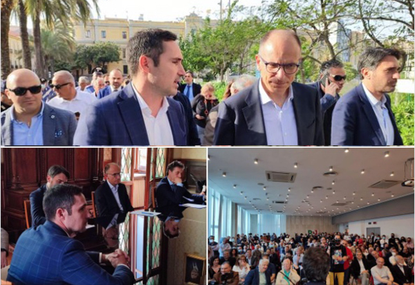 Cons. Alecci a margine incontri con Enrico Letta a Catanzaro