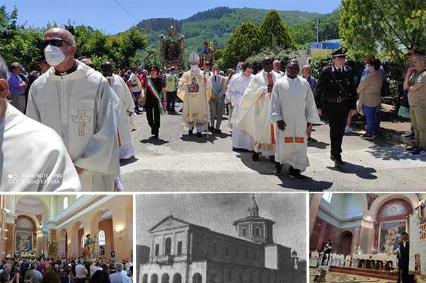 Basilica madonna di porto Gimigliano (cz) conclusa festa Madonna di Porto