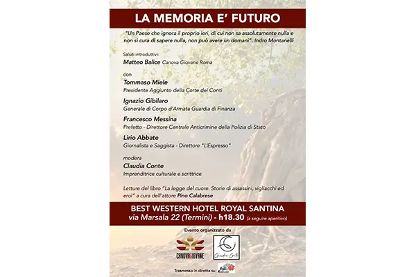 La memoria è futuro, ricordare gli eroi della storia per migliorare il presente. L’iniziativa per il Canova Club