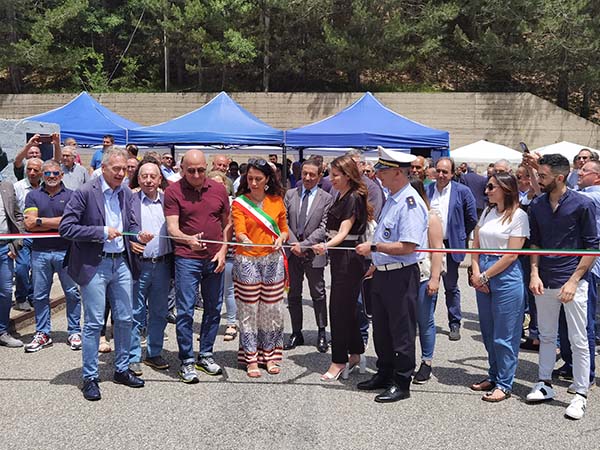 SGF: inaugurata dopo 32 anni la messa in esercizio della diga di Re di Sole, "risultato storico", dice la sindaca Succurro