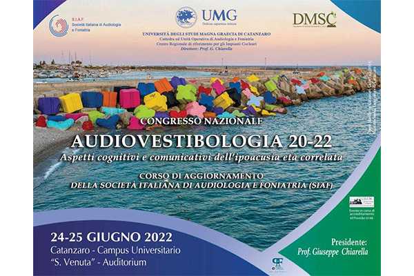 Catanzaro, importante Convegno di Audiovestibologia Il 24 e 25 giugno all'UMG