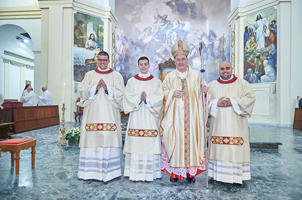 Tre nuovi diaconi nella Chiesa di Catanzaro-Squillace