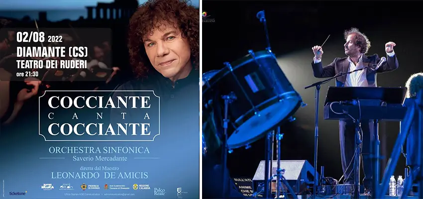 Storico ritorno in Calabria di Riccardo Cocciante, in concerto il 2 agosto Al teatro dei ruderi di Cirella a Diamante