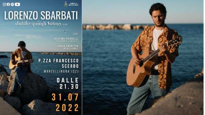 “Dubito quindi suono”: il tour di Lorenzo Sbarbati domenica 31 luglio fa tappa a Marcellinara