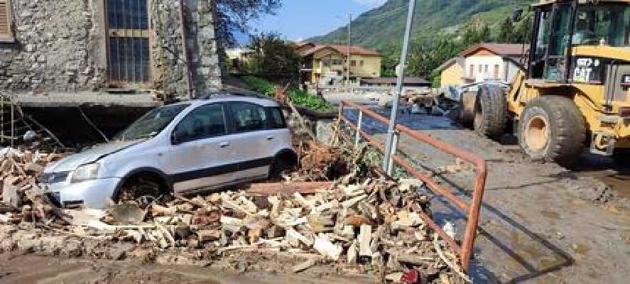 Bomba d'acqua nel Bresciano, il sindaco: 'Qui è un disastro
