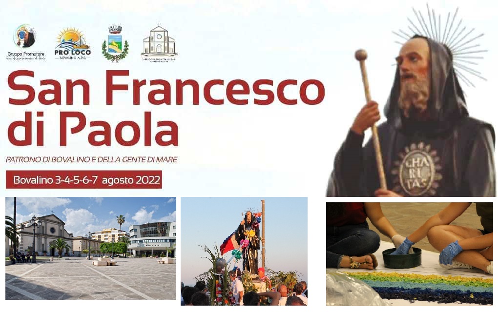 Bovalino: al via, oggi, i festeggiamenti in onore di San Francesco da Paola