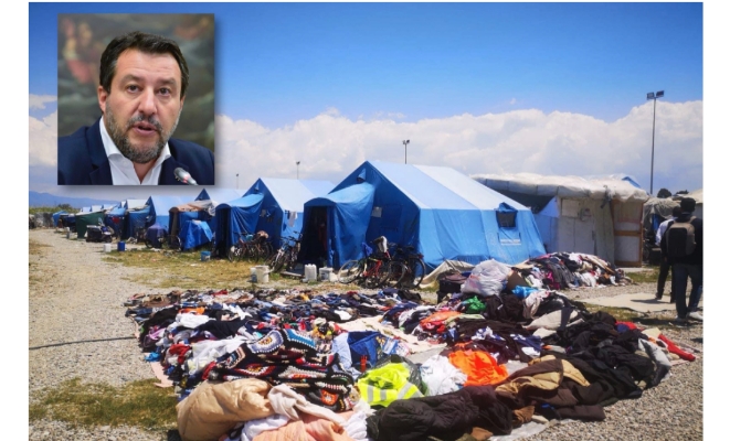 Salvini, con Lamorgese stop sgombero tendopoli San Ferdinando "Eravamo a meta' dell'opera, ma poi e' arrivata lei"