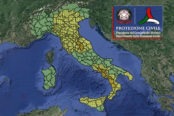 Allerta Meteo Protezione Civile, rovescio e temporali, criticità idrogeologiche e idrauliche, i dettagli