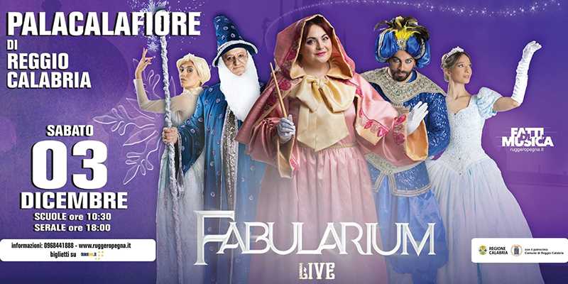 Lo spettacolare musical “Fabularium - Magic Of Disney Music” il 3 dicembre al Palacalafiore di Reggio Calabria.