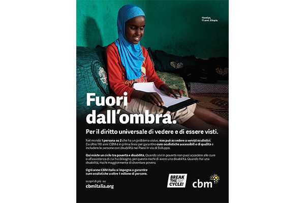 13 ottobre: Giornata Mondiale della Vista CBM Italia lancia la campagna “Fuori dall’ombra, i dettagli