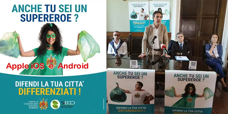 Catanzaro, Fiorita Casalinuovo e Monteverdi hanno presentato la nuova campagna di raccolta differenziata. Scarica la nuova app