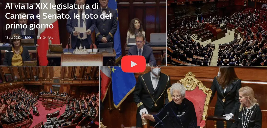 Diretta della XIX legislatura, al via il nuovo Parlamento