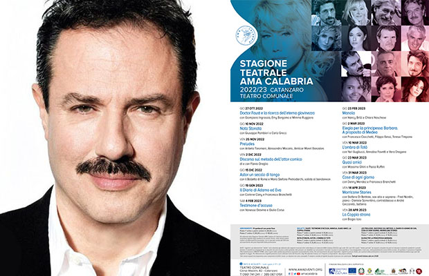 AMA Calabria, conto alla rovescia per l’inizio della stagione teatrale a Catanzaro