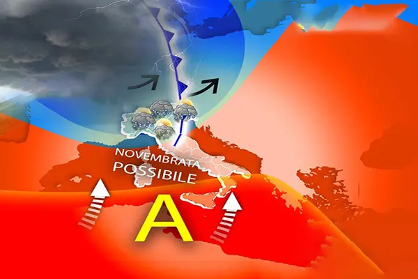 Meteo: Ponte di Ognissanti, Anticiclone di Halloween ma novembre Anomalo, dalle forti Piogge alla novembrata, l’evoluzione