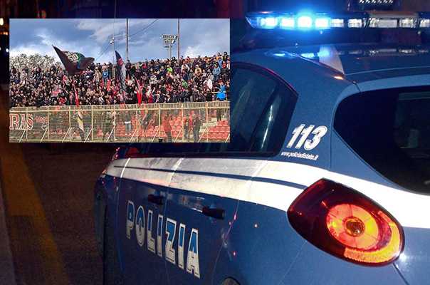 Calcio. Catanzaro-Crotone: aggiornamento poliziotto ferito, fermato tifoso del Crotone