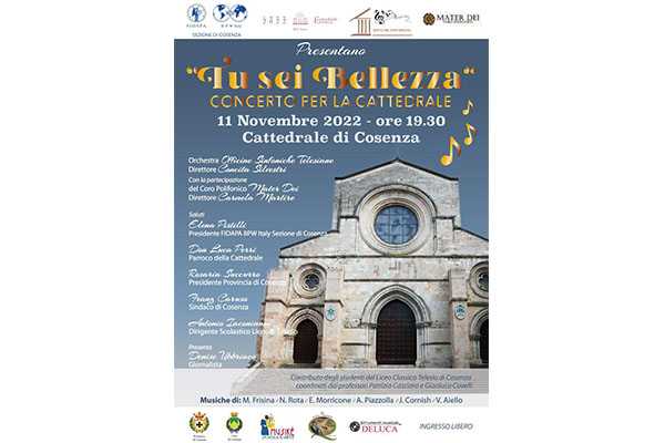 Concerto dell’orchestra sinfonica Telesiana per gli 800 anni della Cattedrale di Cosenza