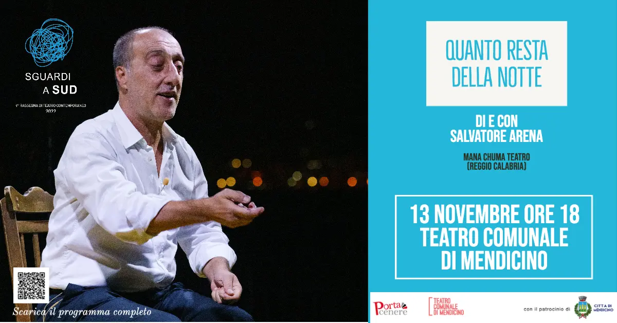 Dopo il sold out di domenica scorsa, la rassegna Sguardi a Sud presenta “Quanto resta della notte”