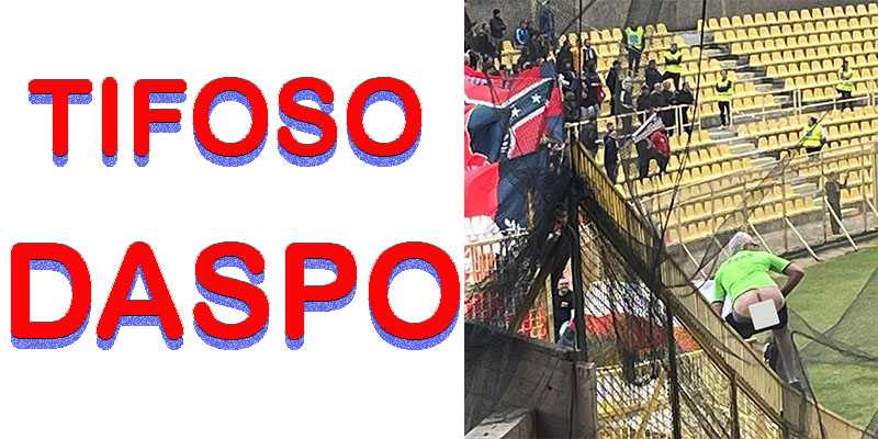Partita di calcio Catanzaro-Crotone: Emissione ulteriore  DASPO per atti osceni