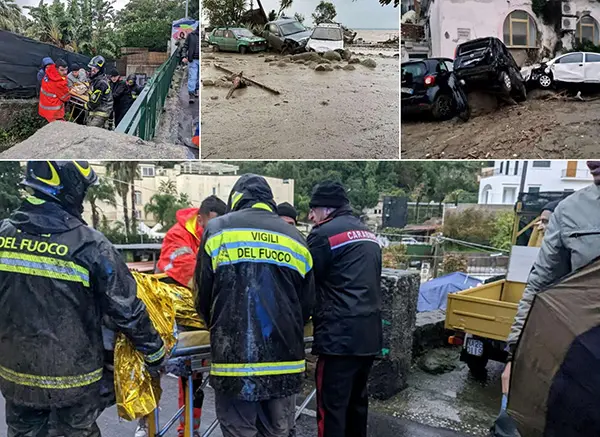 Maltempo frana trascina diverse auto in mare Sindaco Ischia: “numero dispersi è una tragedia”