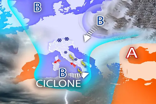 Meteo: allerta arancione della Protezione Civile, nuovo vortice ciclonico con nubifragi e rischio bombe d'acqua, i dettagli