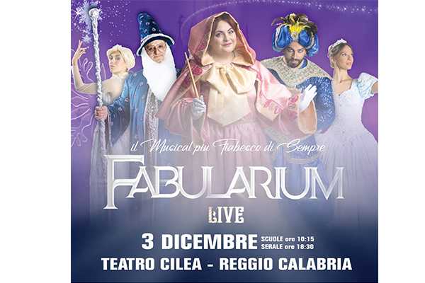 Domani il musical Fabularium al teatro Cilea di Reggio Calabria