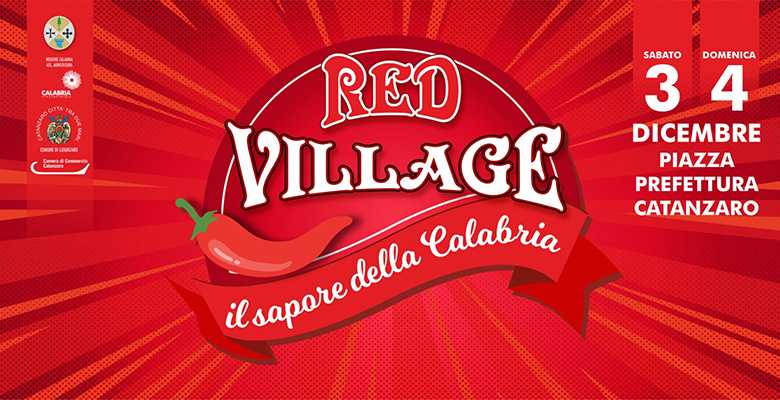 Catanzaro, il fine settimana sarà "Red Village", il festival della Calabria in tavola