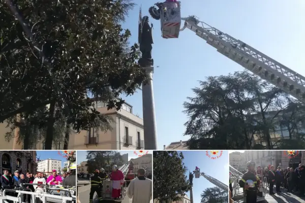 Catanzaro e Lamezia Terme. Vvf: rinnovata la tradizione legata alla festività dell'Immacolata. Video