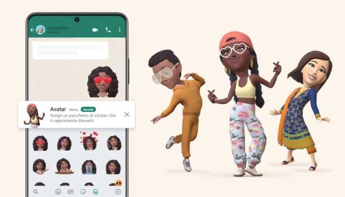 WhatsApp, gli avatar di Meta disponibili per tutti. Leggi i dettagli