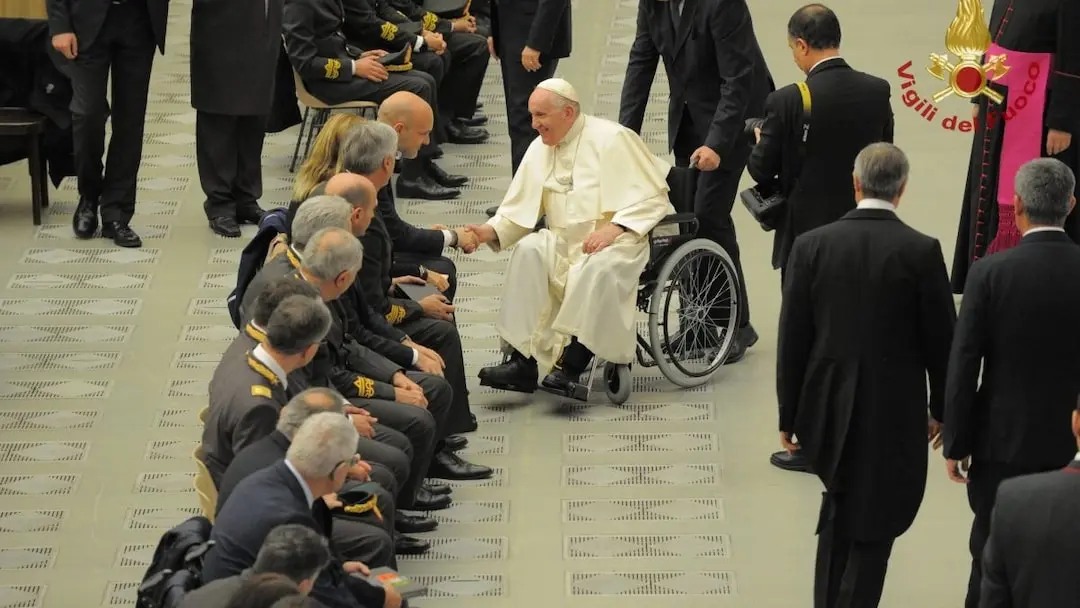 Vigili del fuoco da Papa Francesco. Vvf: 'per noi una grande emozione'