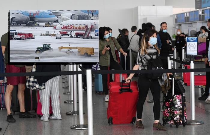 Gb: Disagi negli aeroporti maltempo su Londra, voli sospesi ad aeroporto Stansted