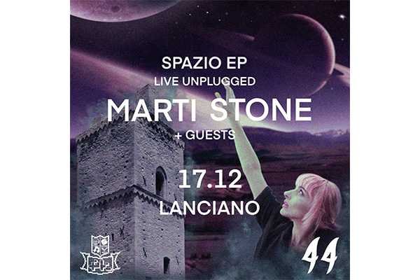 Marti Stone Live Unplugged Sabato 17 Dicembre nella cornice storica di Lanciano Vecchia!