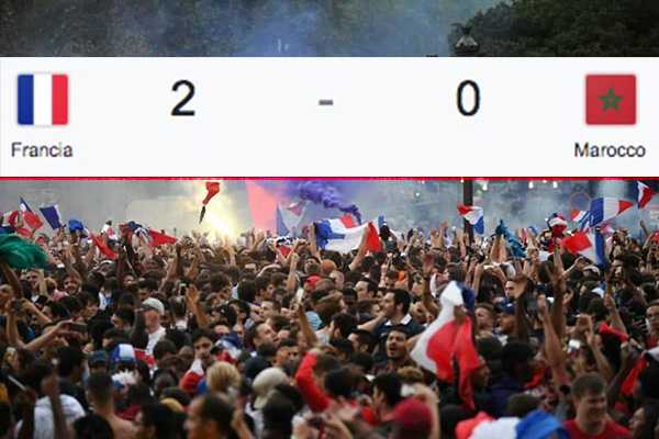 Calcio. Mondiali Qatar 2022: Parigi esplode al 90', festa con i marocchini