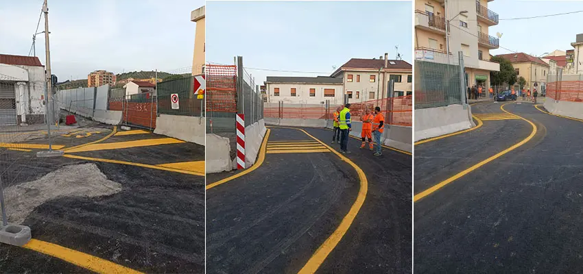 Catanzaro. Cantiere metropolitana: riaperta la circolazione nel quartiere Santa Maria