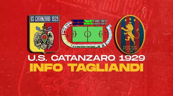 Calcio. US Catanzaro-Potenza: info tagliandi, prezzi, punti prevendita esterni, on-line su go2 e settore ospiti, i dettagli