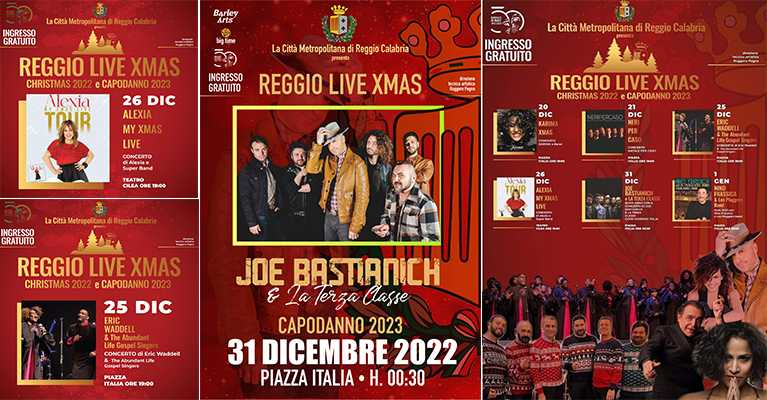 Al via stasera a Reggio Calabria con il concerto di Karima il “Reggio Live Xmas” della Metrocity. Eventi fino al 1° gennaio