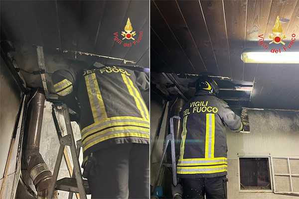 Divampa canna fumaria e provoca incendio in abitazione intervento dei Vvf ad Acconia di Curinga