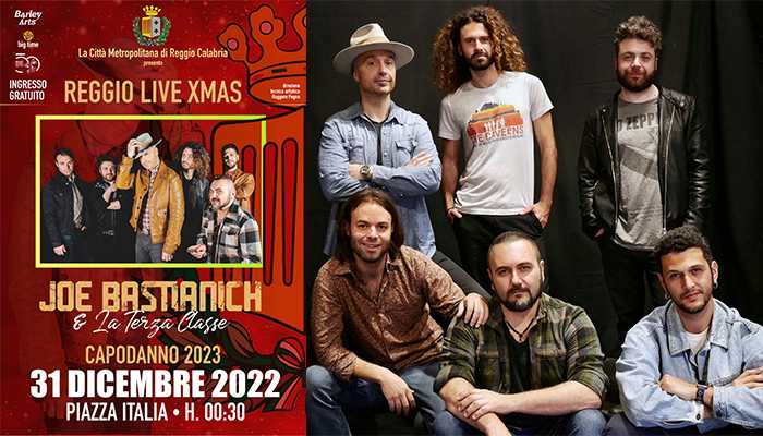 Capodanno internazionale a Reggio Calabria con il festoso e travolgente Bluegrass di Joe Bastianich e La Terza Classe