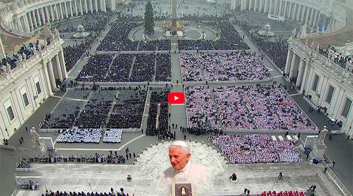 Chiesa. Vaticano, Funerali di Benedetto XVI. Per Ratzinger, in Piazza San Pietro oltre 100mila fedeli. Diretta Video