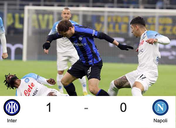 Calcio Serie A. Inter-Napoli 1-0, Dzeko fa cantare San Siro, ecco il commento del tecnico Simone Inzaghi