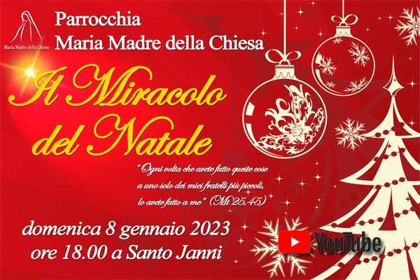 “Il Miracolo del Natale” (La Parrocchia “Maria Madre della Chiesa” diventa Musical - Cava, Alli e Santo Ianni) Video